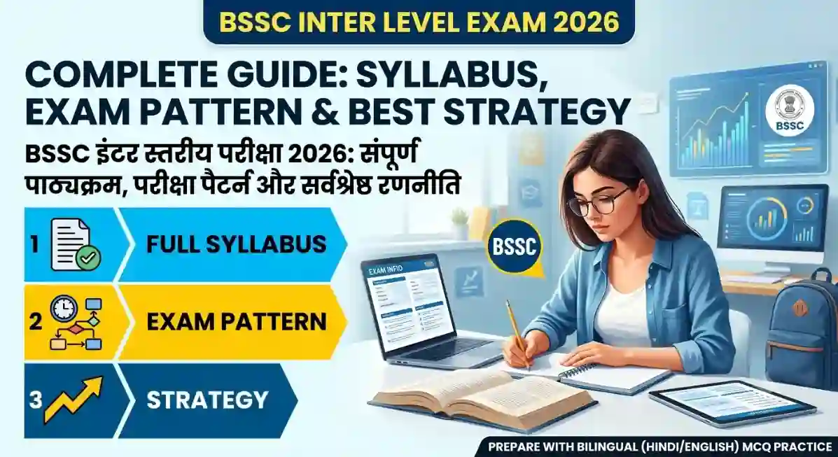 BSSC Inter Level Exam 2026: Complete Syllabus, Exam Pattern & Best Strategy