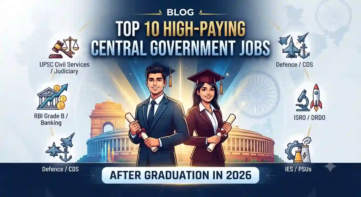 Top 10 High-Paying Central Government Jobs After Graduation in 2026