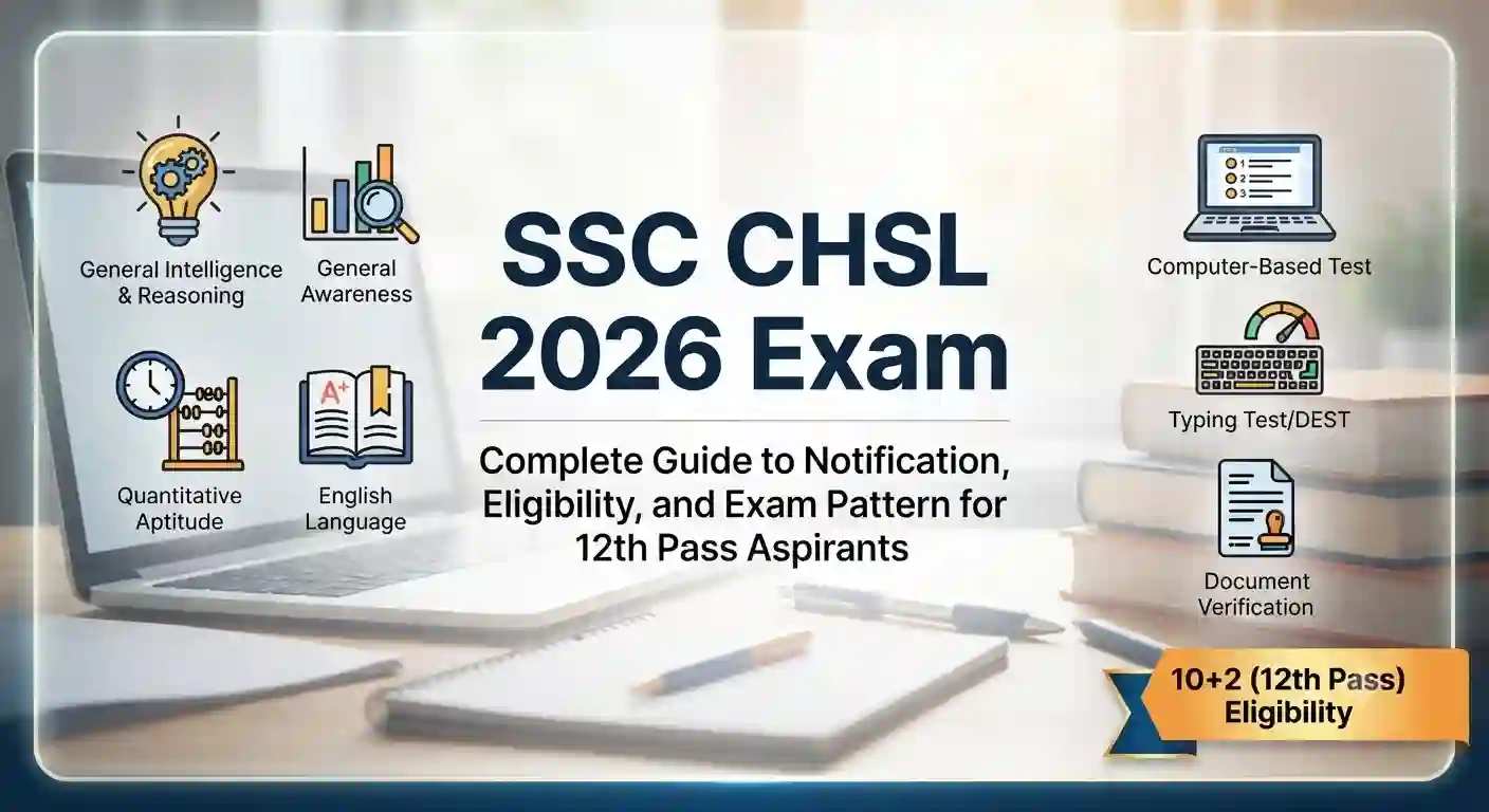SSC CHSL 2026 Exam: Notification, Eligibility, Exam Pattern & Syllabus
