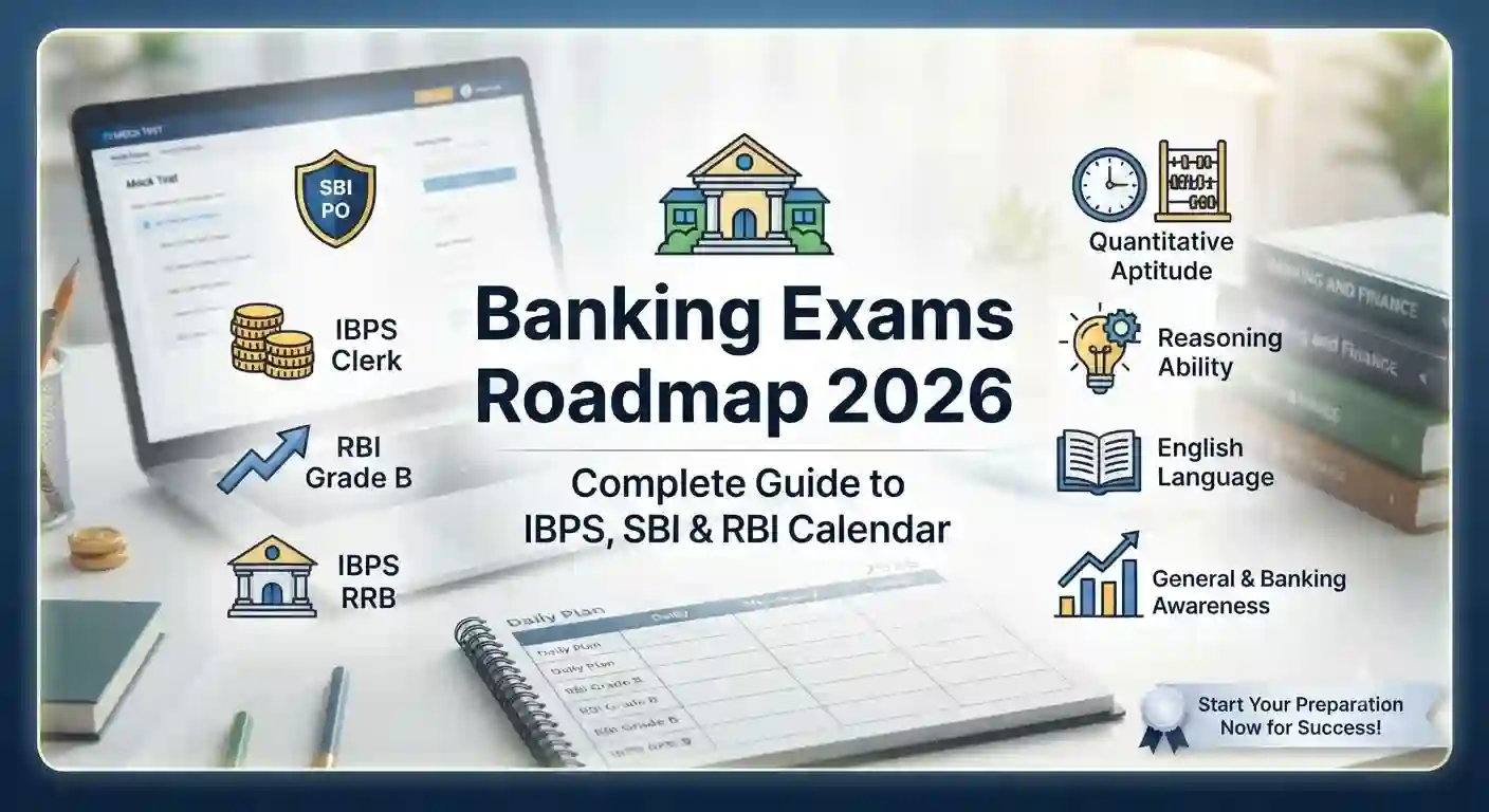 Banking Exams Roadmap 2026: Complete Guide to IBPS, SBI & RBI Calendar